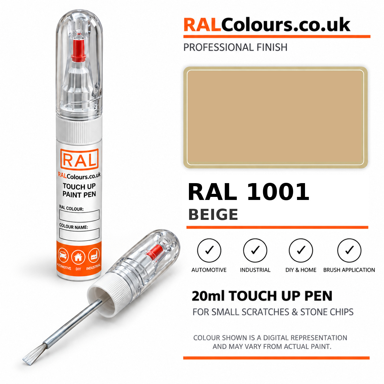RAL 1001 Beige Touch Up Pen