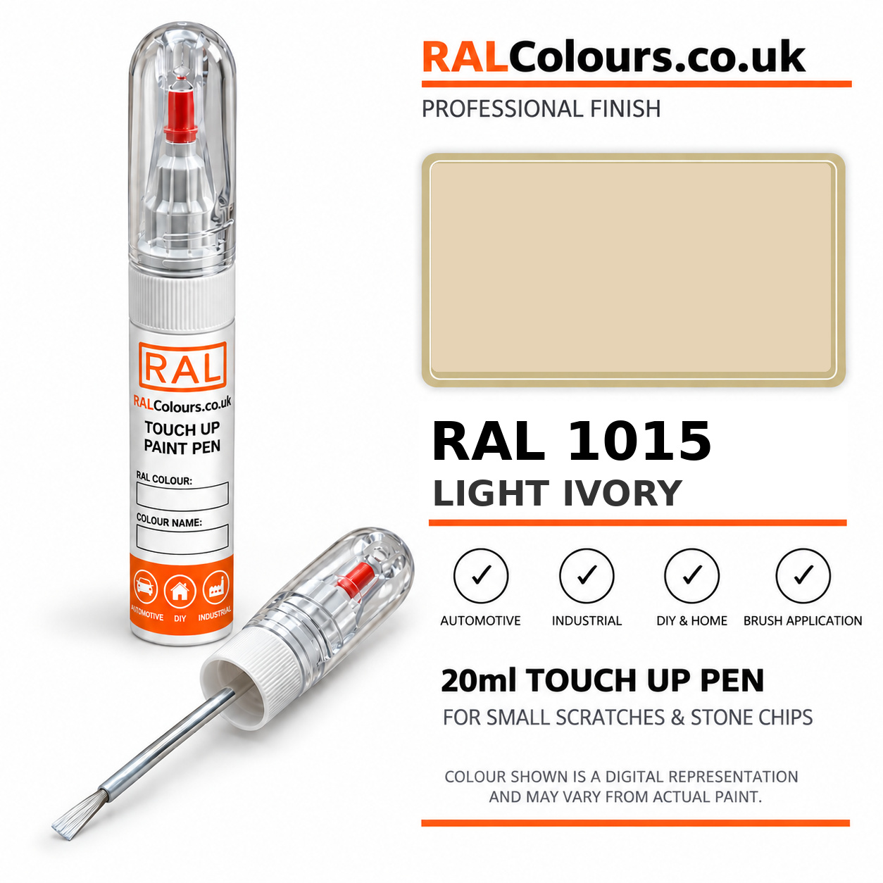 RAL 1015 Light ivory Touch Up Pen
