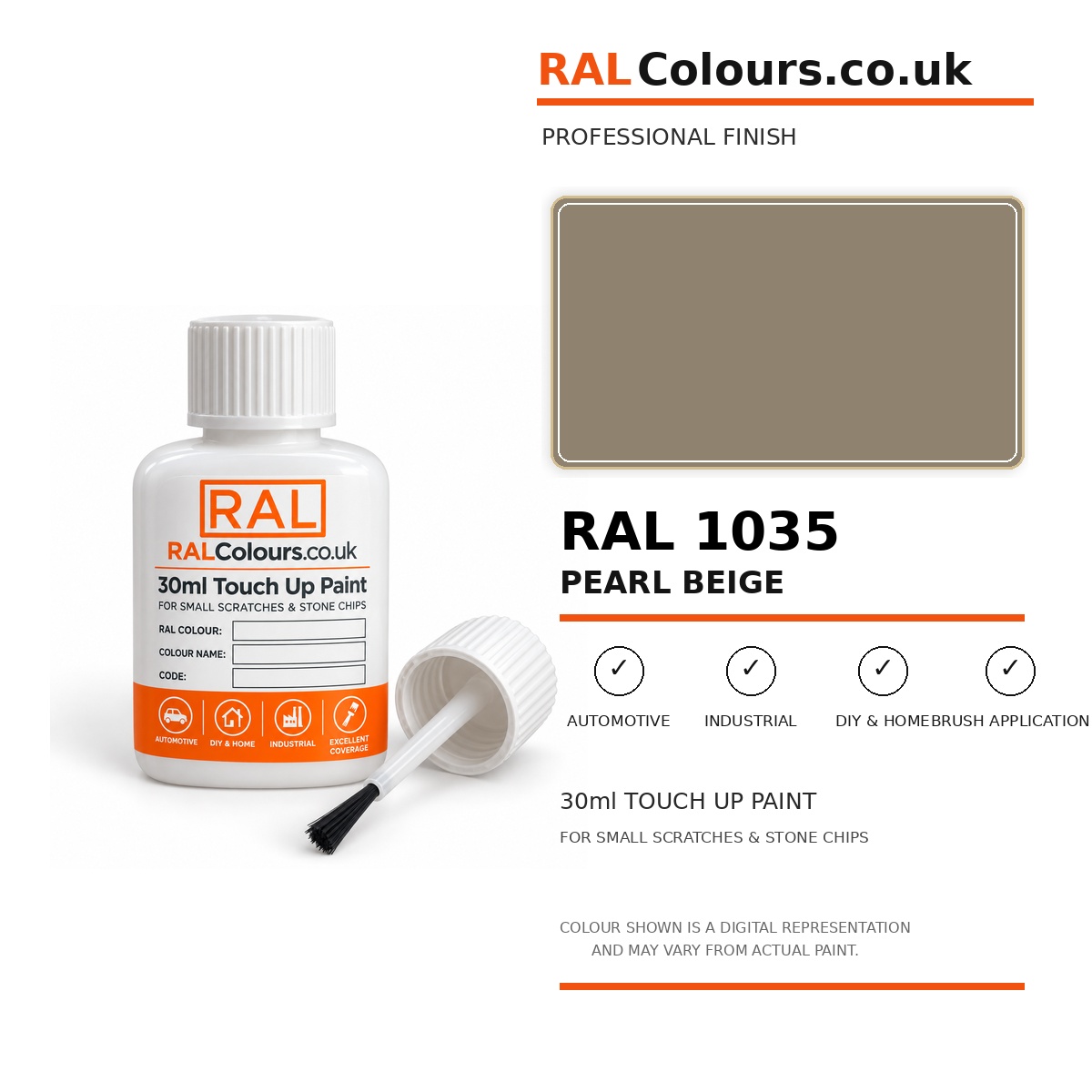 RAL 1035 Pearl beige Touch Up Paint