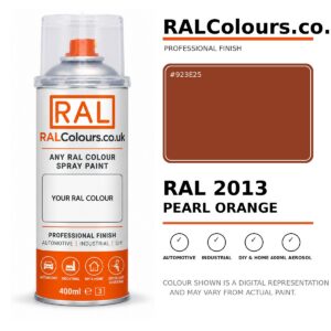 RAL 2013 Pearl orange Spray Paint Aerosol Can 400ml 400ml aerosol spray paint