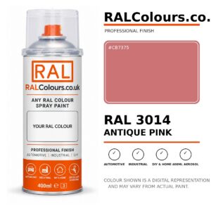 RAL 3014 Antique pink Spray Paint Aerosol Can 400ml 400ml aerosol spray paint