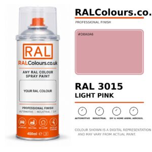 RAL 3015 Light pink Spray Paint Aerosol Can 400ml 400ml aerosol spray paint