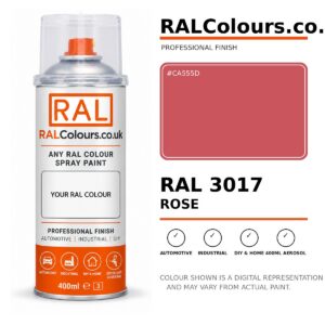 RAL 3017 Rose Spray Paint Aerosol Can 400ml 400ml aerosol spray paint
