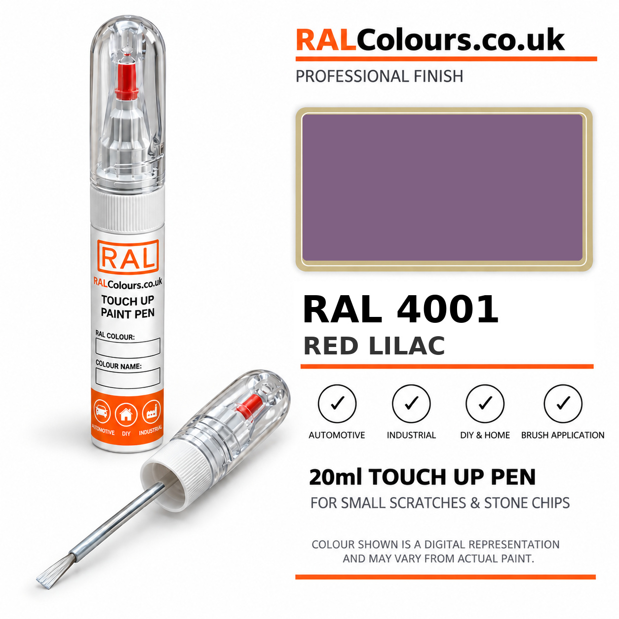 RAL 4001 Red lilac Touch Up Pen