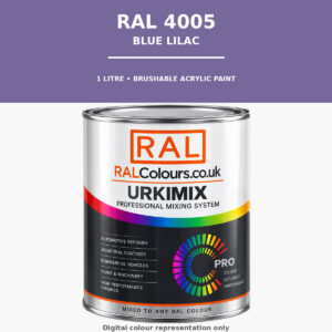 RAL 4005 Blue lilac Brushable Acrylic Paint 1 Litre Tin