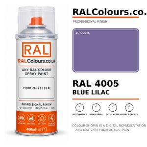RAL 4005 Blue lilac Spray Paint Aerosol Can 400ml 400ml aerosol spray paint
