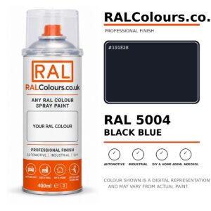 RAL 5004 Black blue Spray Paint Aerosol Can 400ml 400ml aerosol spray paint