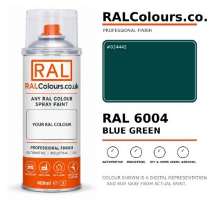 RAL 6004 Blue green Spray Paint Aerosol Can 400ml 400ml aerosol spray paint