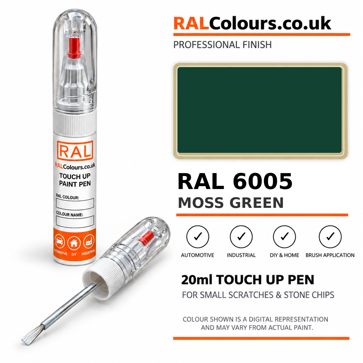 RAL 6005 Moss green Touch Up Pen