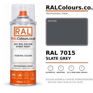 RAL 7015 Slate grey Spray Paint Aerosol Can 400ml 400ml aerosol spray paint