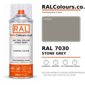 RAL 7030 Stone grey Spray Paint Aerosol Can 400ml 400ml aerosol spray paint