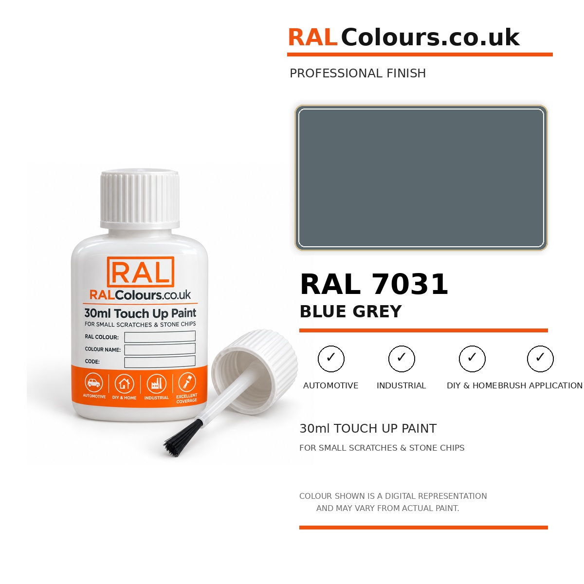 RAL 7031 Blue grey Touch Up Paint