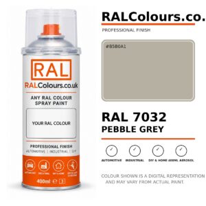 RAL 7032 Pebble grey Spray Paint Aerosol Can 400ml 400ml aerosol spray paint