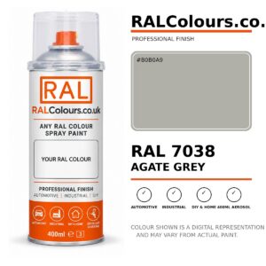 RAL 7038 Agate grey Spray Paint Aerosol Can 400ml 400ml aerosol spray paint