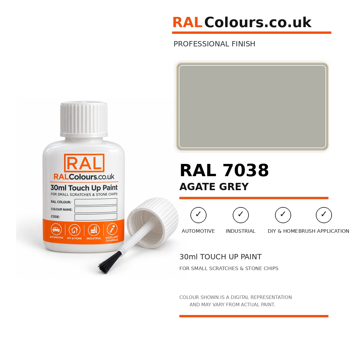 RAL 7038 Agate grey Touch Up Paint