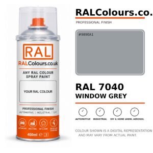 RAL 7040 Window grey Spray Paint Aerosol Can 400ml 400ml aerosol spray paint