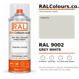 RAL 9002 Grey white Spray Paint Aerosol Can 400ml 400ml aerosol spray paint