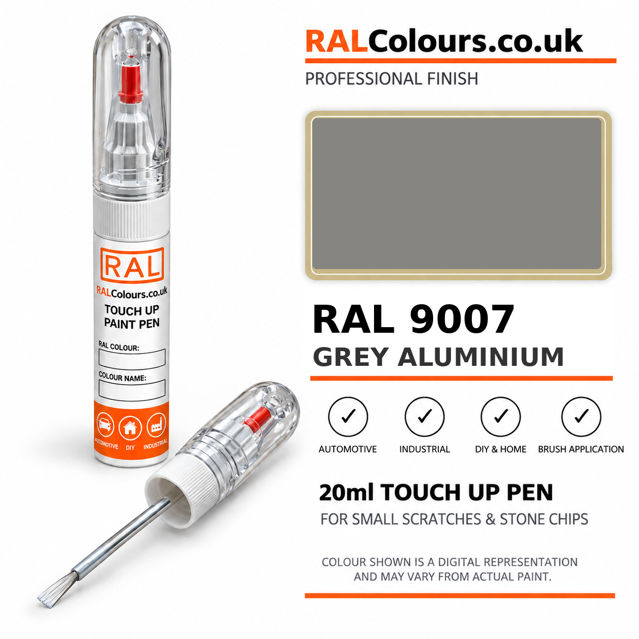 RAL 9007 Grey aluminium Touch Up Pen